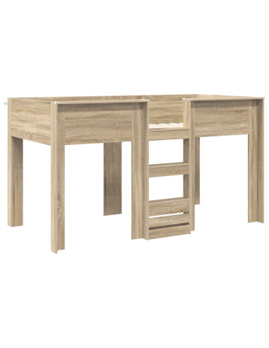Letto a Castello per Bambini Rovere Sonoma 100 x 200 cm