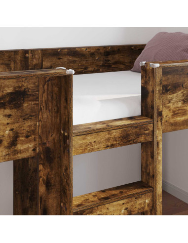 Letto a Castello per Bambini Rovere fumé 100 x 200 cm