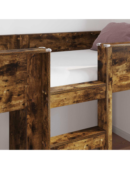 Letto a Castello per Bambini Rovere fumé 100 x 200 cm