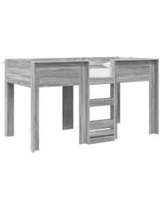 Letto a Castello per Bambini Grigio Sonoma 100 x 200 cm 2