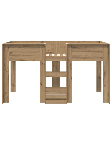 Letto a Castello per Bambini Rovere artigianale 100 x 200 cm