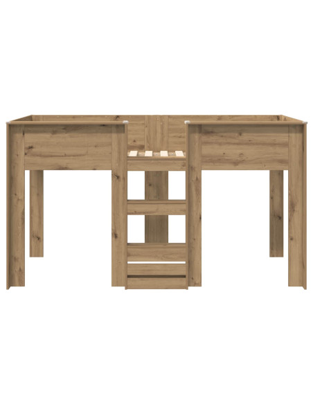Letto a Castello per Bambini Rovere artigianale 100 x 200 cm
