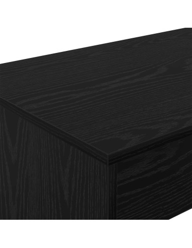 Scrivania Letto Rovere Nero 100 x 45 x 75 cm Legno multistrato