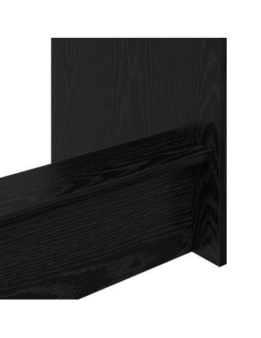 Scrivania Letto Rovere Nero 100 x 45 x 75 cm Legno multistrato