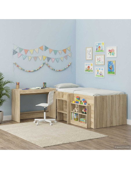 Scrivania Letto Rovere Sonoma 100 x 45 x 75 cm