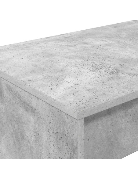 Scrivania Letto Grigio cemento 100 x 45 x 75 cm