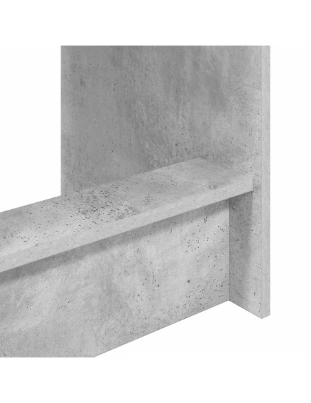 Scrivania Letto Grigio cemento 100 x 45 x 75 cm