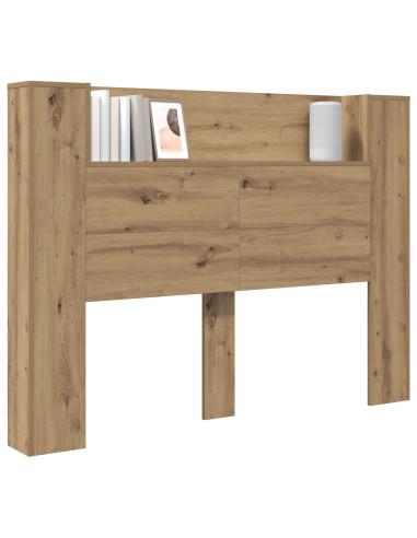 Testata con Mobile e LED Rovere Artigianale Legno multistrato