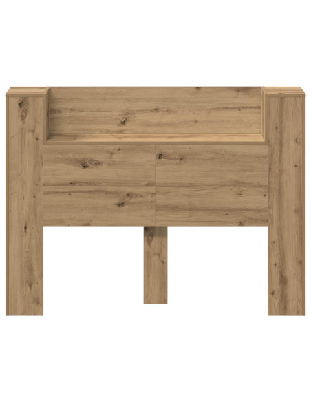 Testata con Mobile e LED Rovere Artigianale Legno multistrato