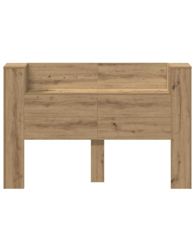 Testata con Mobile e LED Rovere Artigianale Legno multistrato