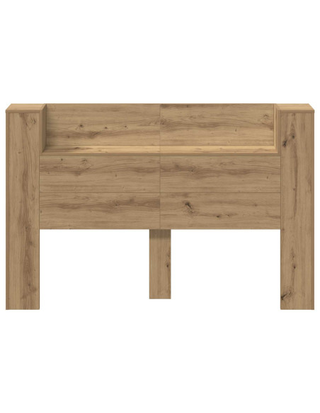 Testata con Mobile e LED Rovere Artigianale Legno multistrato