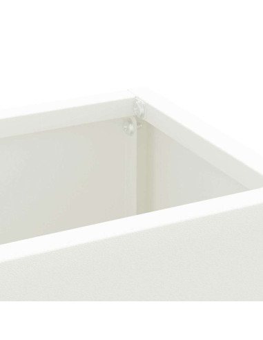 Supporto per Ombrellone Bianco 28 x 12 x 41 cm Acciaio