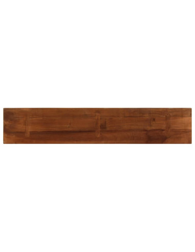 Piano Tavolo 160x30x3,8 cm Rettangolare in Massello di Recupero