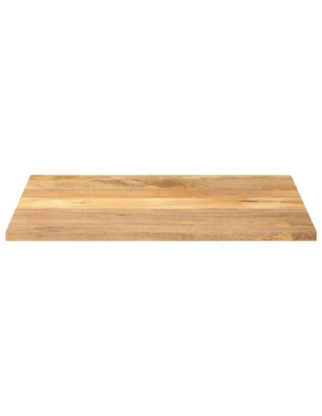 Piano per Tavolo 90x80x2,5 cm Rettangolare Legno Massello Mango