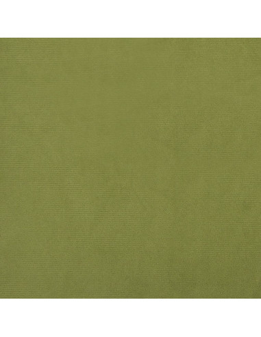 Poggiapiedi Verde Chiaro 78x56x32 cm in Velluto