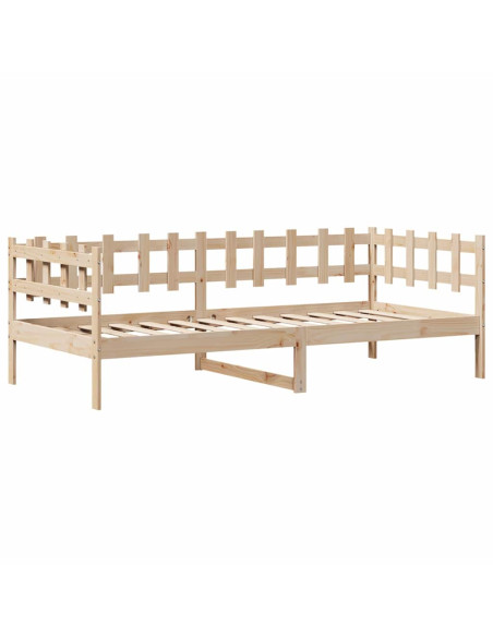 Dormeuse con Cassetti 90x190 cm in Legno Massello Pino