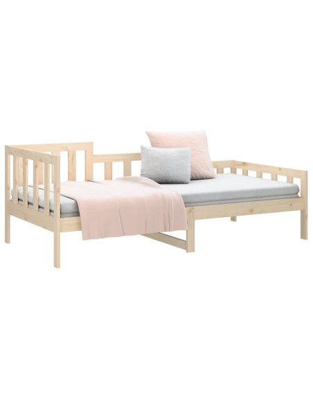 Dormeuse senza Materasso 80x200 cm in Legno Massello di Pino