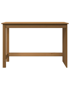 Scrivania Marrone miele 112 x 50 x 75 cm Legno di Pino Massello 2