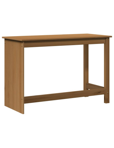 Scrivania Marrone miele 112 x 50 x 75 cm Legno di Pino Massello