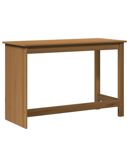 Scrivania Marrone miele 112 x 50 x 75 cm Legno di Pino Massello