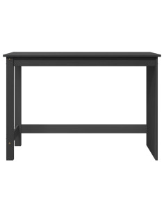 Scrivania Grigio 112 x 50 x 75 cm Legno di Pino Massello 2