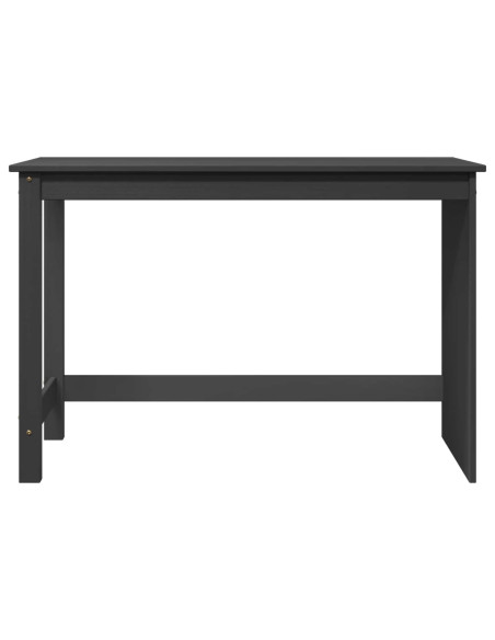 Scrivania Grigio 112 x 50 x 75 cm Legno di Pino Massello