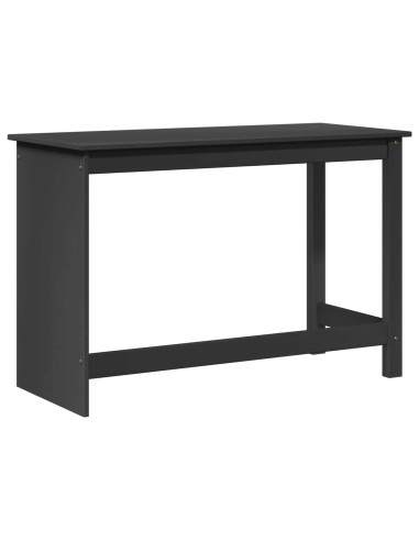 Scrivania Grigio 112 x 50 x 75 cm Legno di Pino Massello