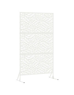 Schermo per Privacy Bianco 100 x 50 x 180 cm Acciaio 2