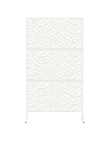 Schermo per Privacy Bianco 100 x 50 x 180 cm Acciaio