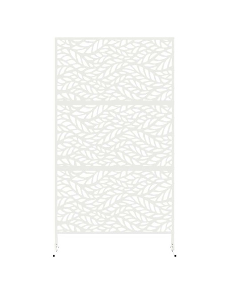 Schermo per Privacy Bianco 100 x 50 x 180 cm Acciaio