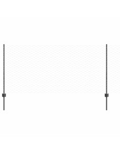 Recinzione con Posto Grigio 1 x 25 m Acciaio 2