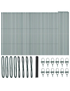 Palo della recinzione Grigio 100 x 1,4 m (rete da 36 mm) 2