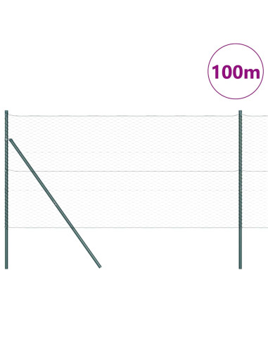 Palo della recinzione Grigio 100 x 1,4 m (rete da 36 mm)