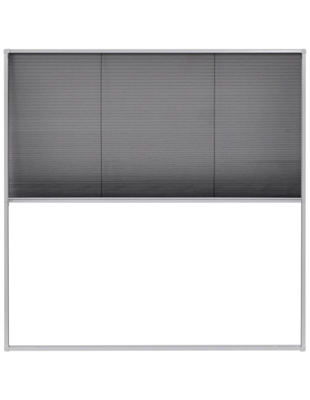 Zanzariera Plissettata per Finestre in Alluminio 120x120 cm