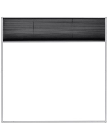 Zanzariera Plissettata per Finestre in Alluminio 120x120 cm