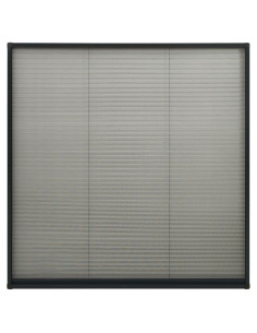 Zanzariera Plissettata per Finestre in Alluminio 120x120 cm 2