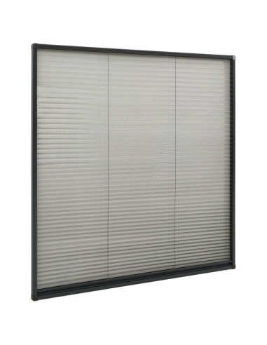 Zanzariera Plissettata per Finestre in Alluminio 120x120 cm