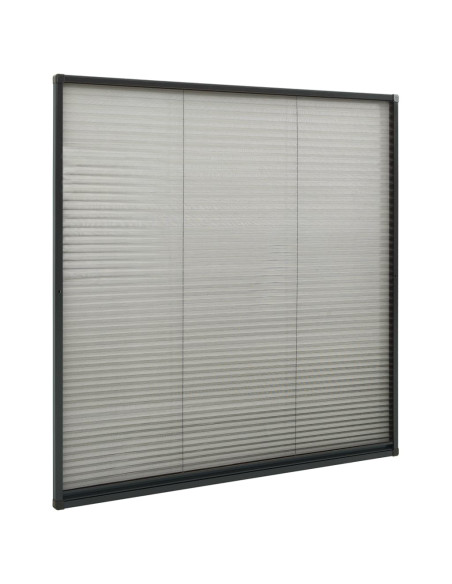 Zanzariera Plissettata per Finestre in Alluminio 120x120 cm