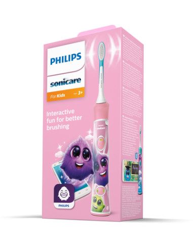 Philips Sonicare For Kids Spazzolino Elettrico Sonico Rosa HX6352/42