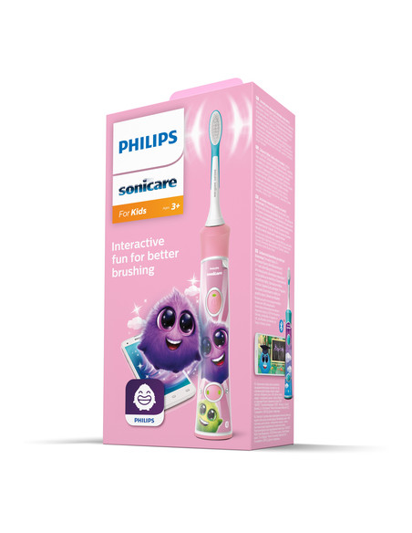 Philips Sonicare For Kids Spazzolino Elettrico Sonico Rosa HX6352/42