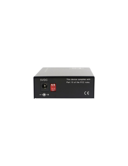 LevelOne GVT-2003 convertitore multimediale di rete 1000 Mbit/s 1310 nm Modalità singola Nero