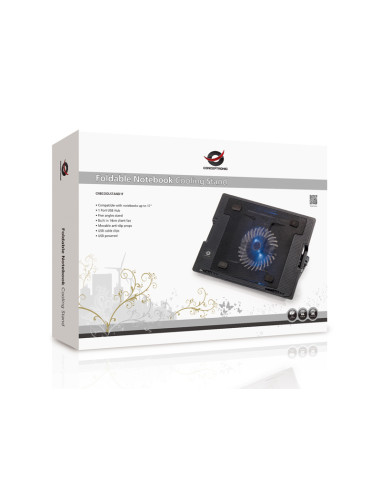 Conceptronic Supporto di raffreddamento per notebook pieghevole