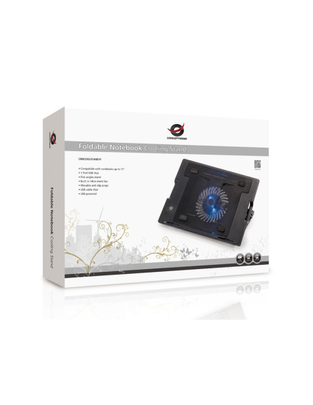 Conceptronic Supporto di raffreddamento per notebook pieghevole