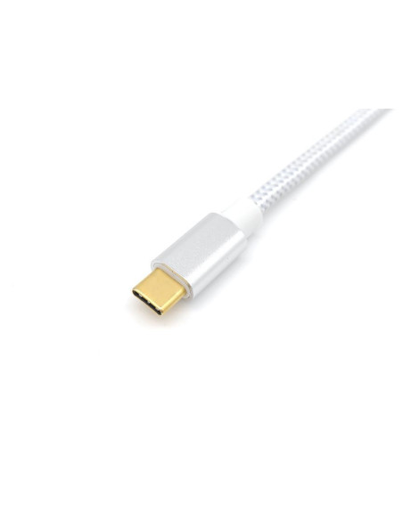 Equip 128356 Cavo USB 3.2 Gen 2 da C a C, M/M, 1,0 m, PD 100W , 4K/60Hz, 10Gbps, bianco