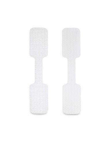 StarTech.com Etichette per cavi da 9cm, confezione da 100, bianco, Etichette per la gestione cavi con fissaggio a strappo, etich