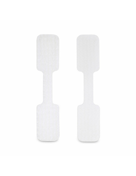 StarTech.com Etichette per cavi da 9cm, confezione da 100, bianco, Etichette per la gestione cavi con fissaggio a strappo, etich