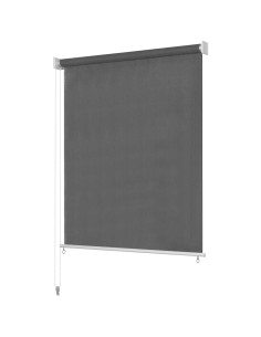 Tenda a Rullo per Esterni 120x140 cm Antracite 2