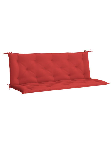 Cuscini per Panca 2 pz Rossi 150x50x7 cm in Tessuto Oxford