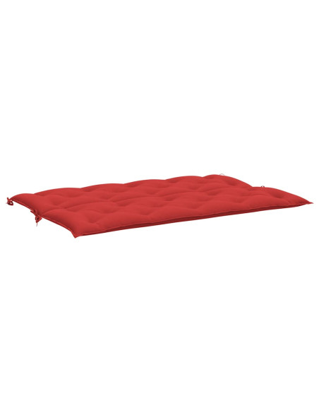Cuscini per Panca 2 pz Rossi 150x50x7 cm in Tessuto Oxford