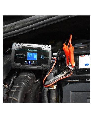CARICA BATTERIE PER AUTO 12V - 8A